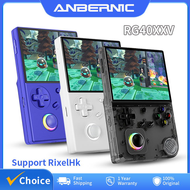 Retro Gaming Emulator Console - ANBERNIC RG40XXV 레트로 핸드 헬드 게임