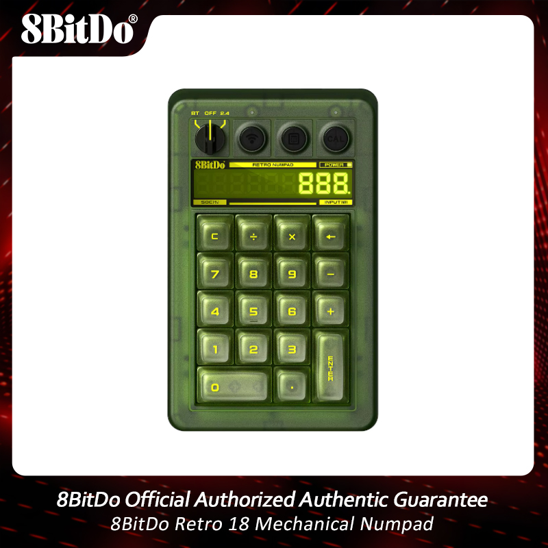 Retro Gaming Windows - 8BitDo 레트로 18 기계식 숫자 키패드