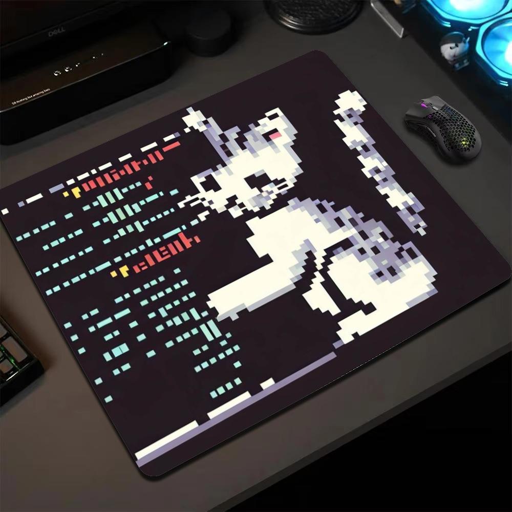 Mouse Gaming Retro - 미니 픽셀 고양이 마우스 패드 레트로