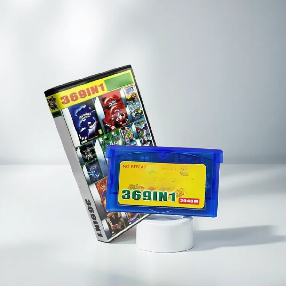 Retro Gaming Gif - 369 in 1 GBA 게임 카트리지