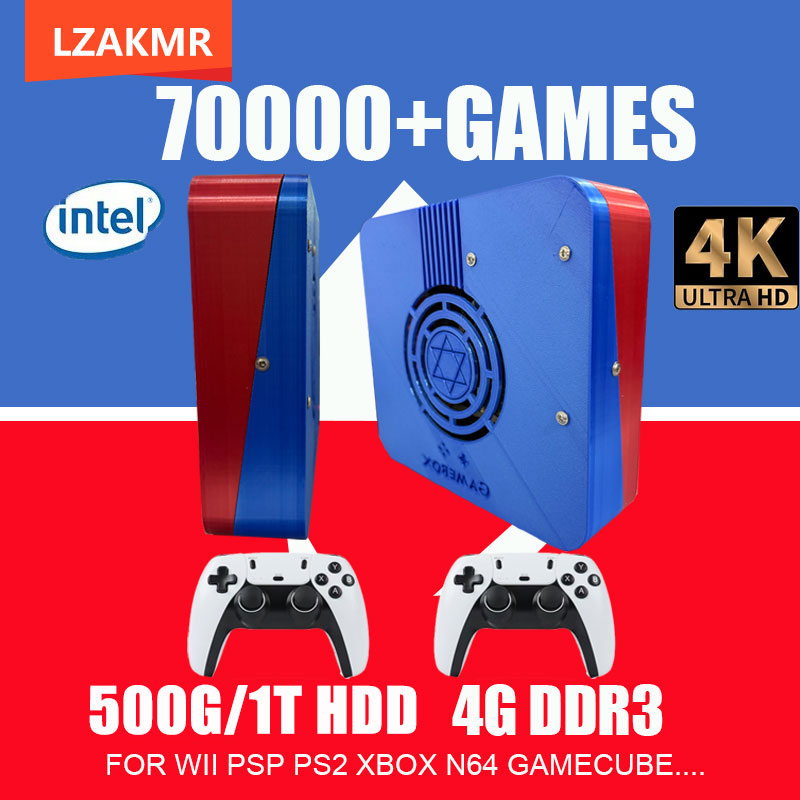 Retro Gaming Ps2 - GD10 듀얼 시스템 레트로 게임 콘솔
