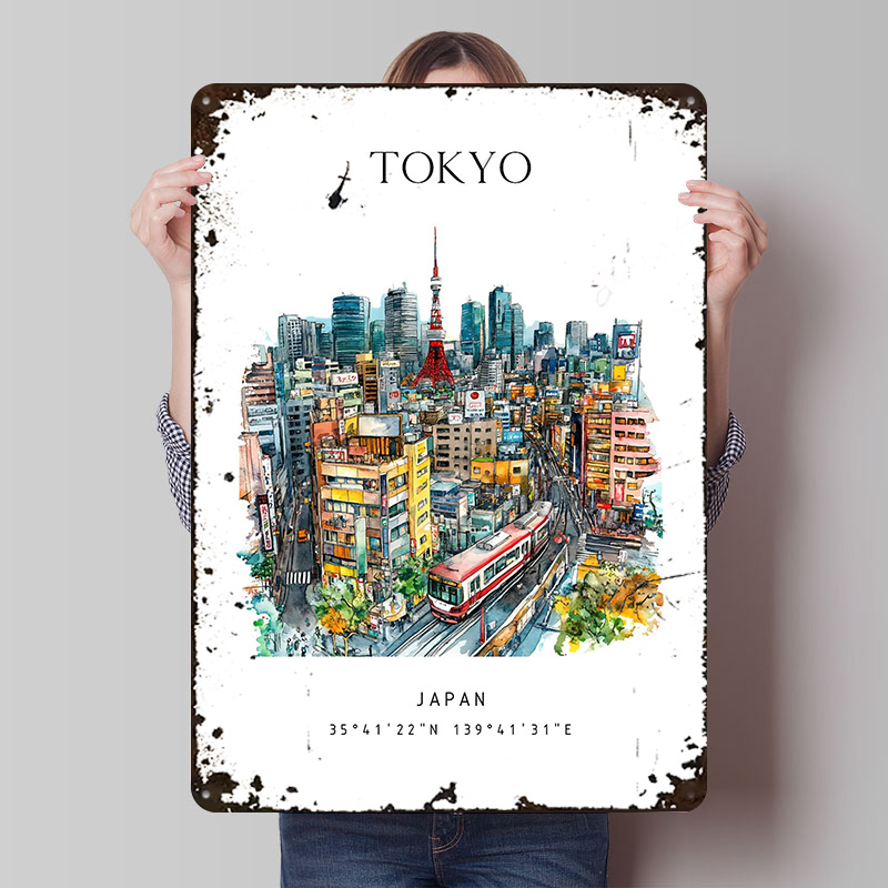 도쿄 일본 여행 프린트 포스터 맞춤형 벽 장식 레트로  - Retro Gaming Tokyo 리뷰 및 가격