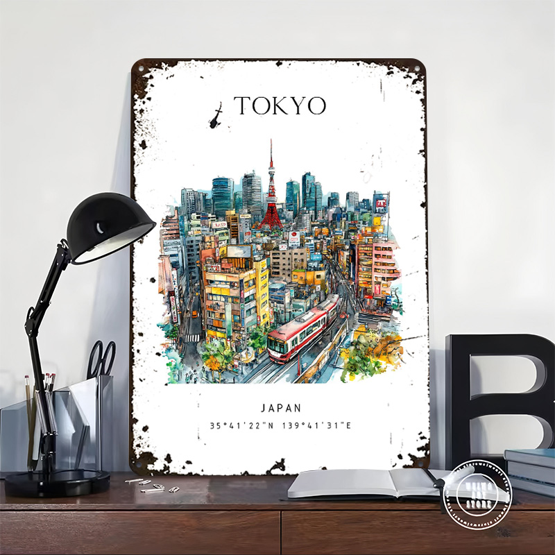 도쿄 일본 여행 프린트 포스터 맞춤형 벽 장식 레트로  - Retro Gaming Tokyo 리뷰 및 가격