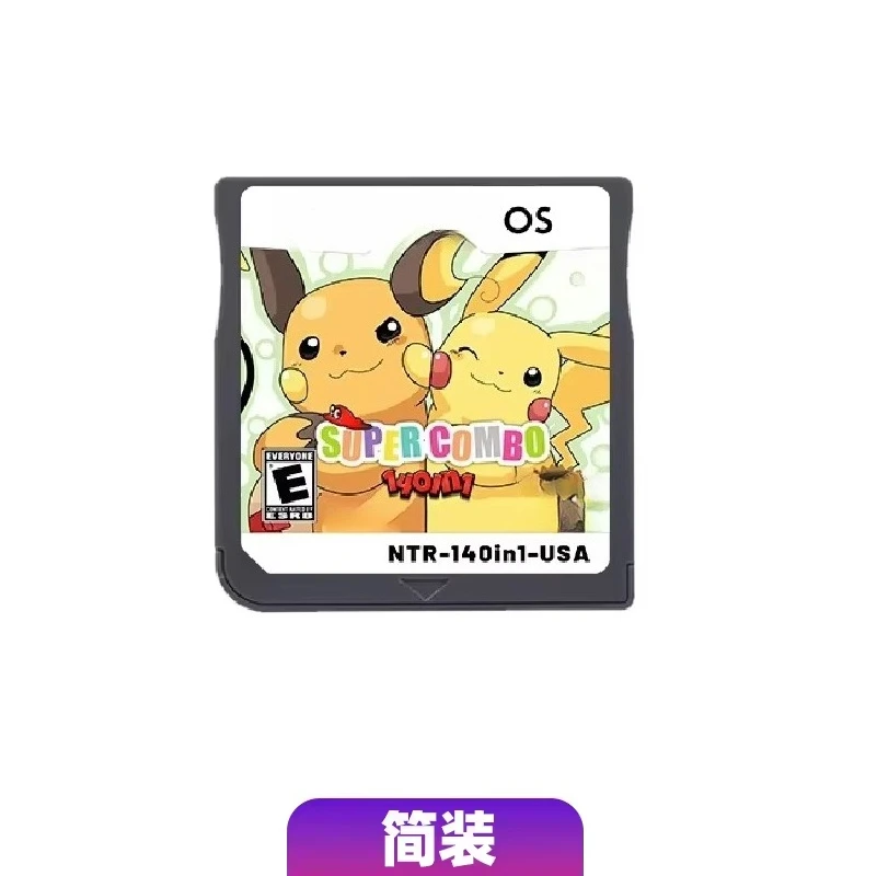 NDS 비디오 게임 카트리지 포켓몬 140-in-1 슈 - Retro Gaming Gif 리뷰 및 가격