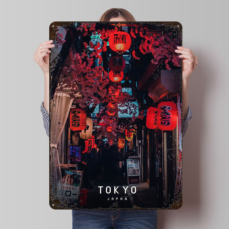 도쿄 프린트 포스터 맞춤형 벽 장식 레트로 빈티지 메탈 - Retro Gaming Tokyo 리뷰 및 가격
