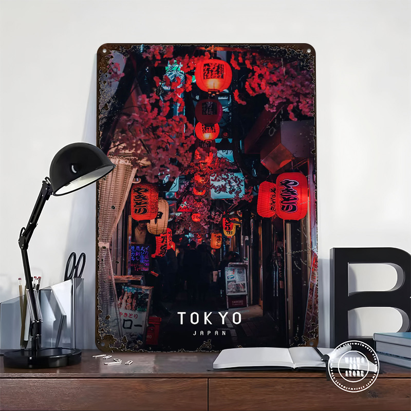 도쿄 프린트 포스터 맞춤형 벽 장식 레트로 빈티지 메탈 - Retro Gaming Tokyo 리뷰 및 가격