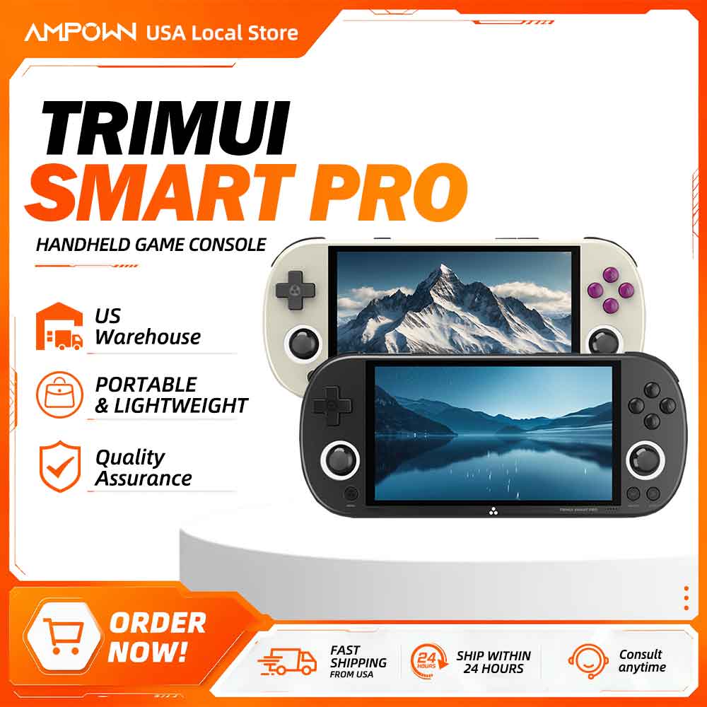 트리무이 스마트 프로 4.96인치 IPS 오픈 소스 리 - Retro Gaming Emulator Console 리뷰 및 가격