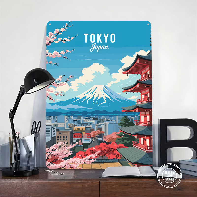 도쿄 일본 여행 틴 플라크 포스터 맞춤형 레트로 벽 장 - Retro Gaming Tokyo 리뷰 및 가격