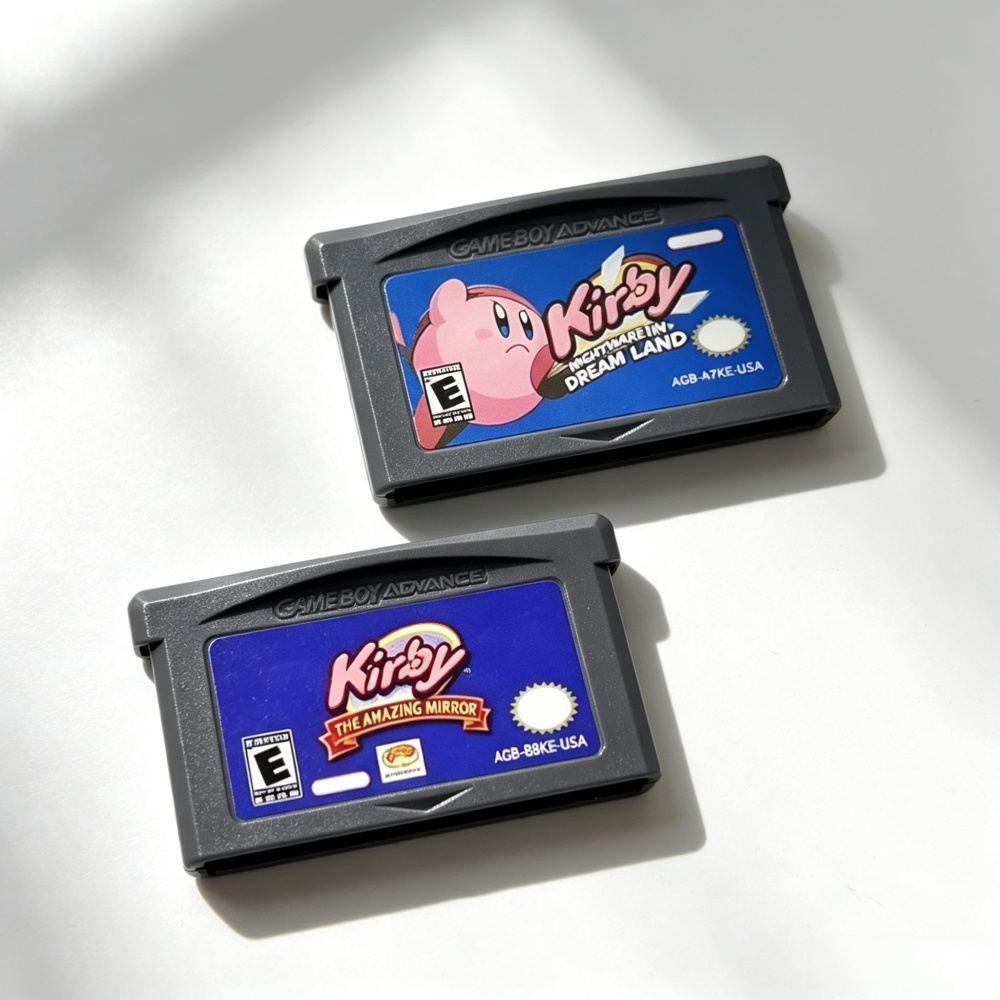 클래식 GBA 게임 카트리지 커비 워즈 골든 선 스트리 - Retro Gaming Gif 리뷰 및 가격