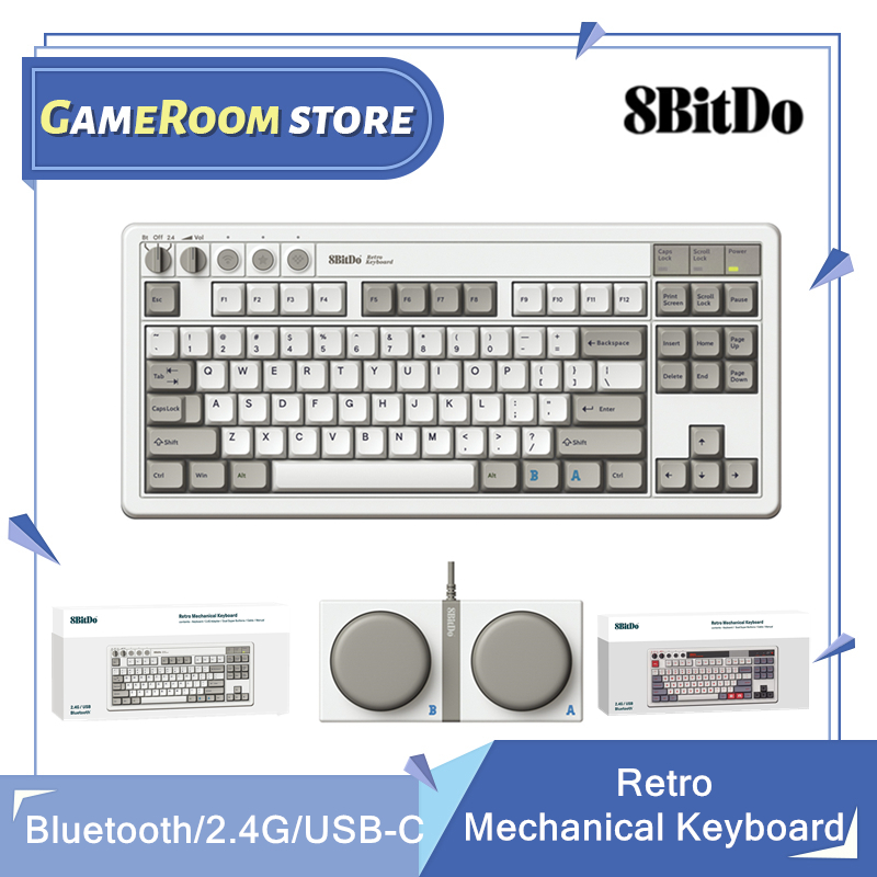 8Bitdo 레트로 기계식 키보드, 블루투스, 2.4G - Retro Gaming Windows 리뷰 및 가격