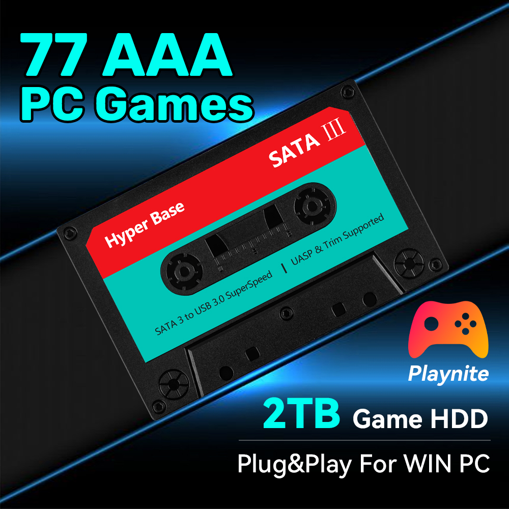 2TB 게임 하드 드라이브, 77개의 AAA 게임 포함 - Retro Gaming Emulator Console 리뷰 및 가격