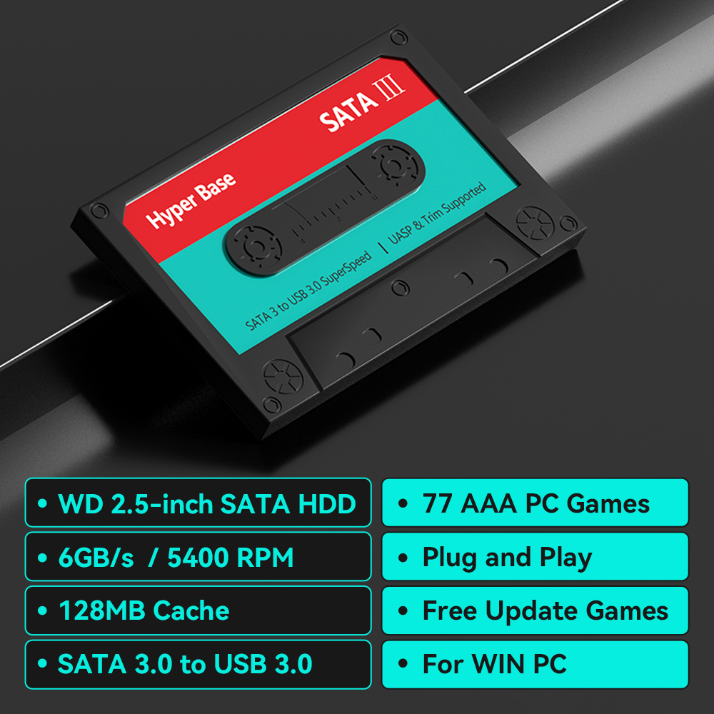 2TB 게임 하드 드라이브, 77개의 AAA 게임 포함 - Retro Gaming Emulator Console 리뷰 및 가격
